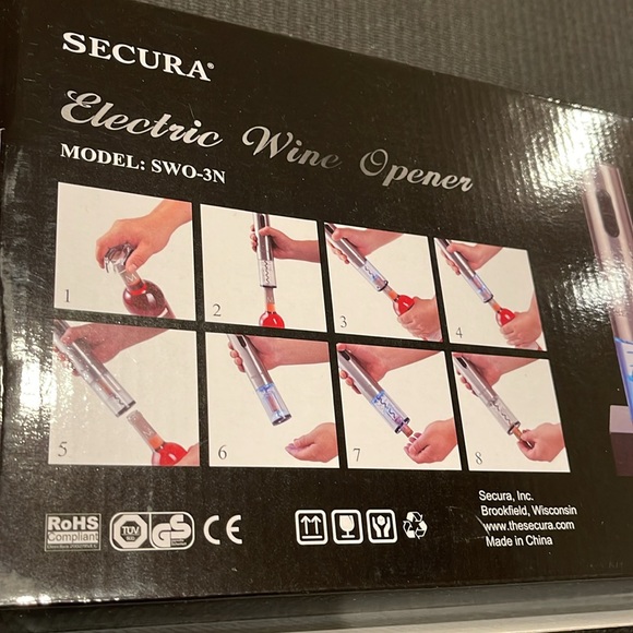 Electric Wine Opener, New in Box - Picture 5 of 6